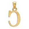 Thumbnail Image 3 of Initial C Necklace 14K Yellow Gold 18"