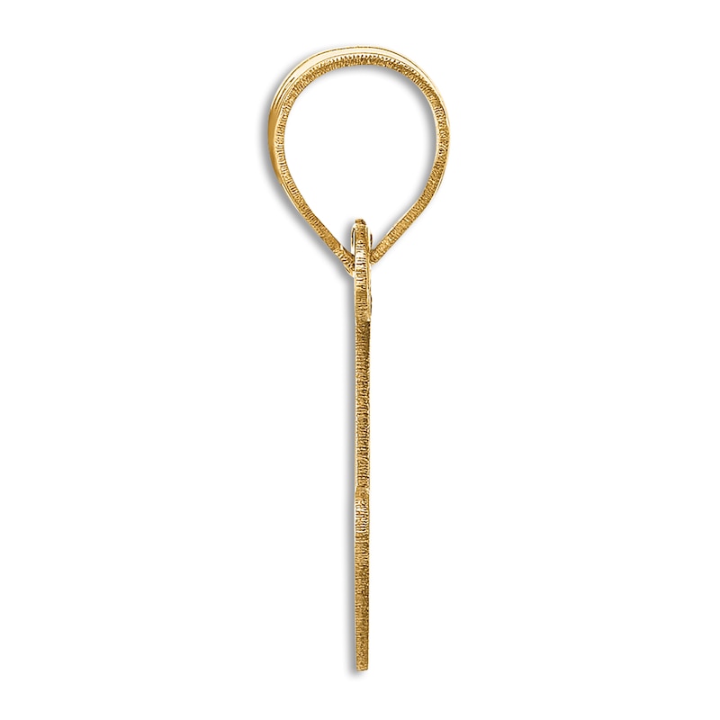 Main Image 2 of Initial J Necklace 14K Yellow Gold 18"