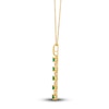 Thumbnail Image 2 of Le Vian Natural Emerald Necklace 1/8 ct tw Diamonds 14K Honey Gold