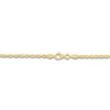 Thumbnail Image 2 of Diamond-Cut Rope Chain Anklet 14K Yellow Gold 10"