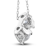 Thumbnail Image 1 of Diamond Pendant Necklace 2 ct tw Round 14K White Gold 18"