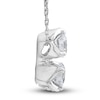 Thumbnail Image 3 of Diamond Pendant Necklace 2 ct tw Round 14K White Gold 18"