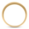 Thumbnail Image 4 of Men's Natural Black Sapphire Wedding Band 14K Yellow Gold 7.0mm