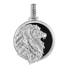 Thumbnail Image 1 of 1933 by Esquire Men's Natural  Onyx & Natural White Topaz Leo Charm Sterling Silver
