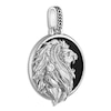 Thumbnail Image 1 of 1933 by Esquire Men's Natural  Onyx & Natural White Topaz Leo Charm Sterling Silver