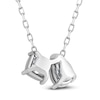 Thumbnail Image 3 of Diamond Pendant Necklace 1/3 ct tw Pear/Princess 14K White Gold 18"