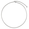 Thumbnail Image 1 of Semi-Solid Diamond-Cut Rope Chain Necklace 14K White Gold 24" 2.1mm