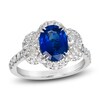 Thumbnail Image 1 of Le Vian Natural Blue Sapphire Ring 1-1/8 ct tw Diamonds Platinum