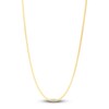 Thumbnail Image 1 of Semi-Solid Gourmette Chain Necklace 14K Yellow Gold 18" 2.8mm
