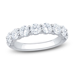 Lab-Grown Diamond Anniversary Band 2 ct tw Round 14K White Gold