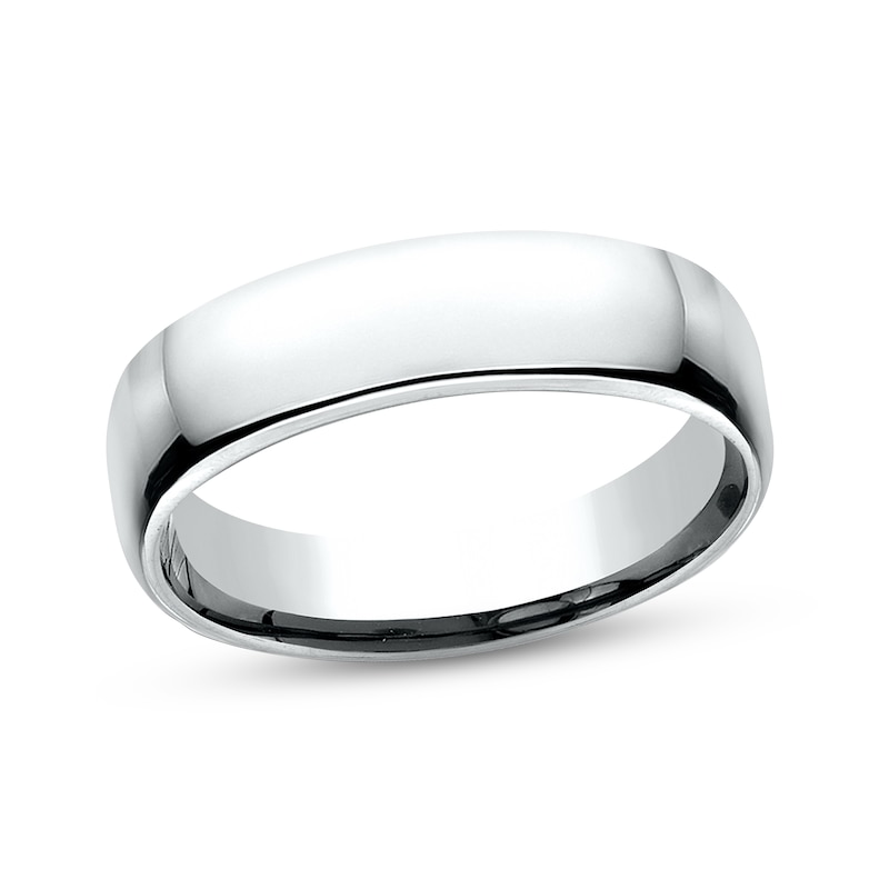 Main Image 1 of High-Polish Wedding Band 14K White Gold 5.5mm