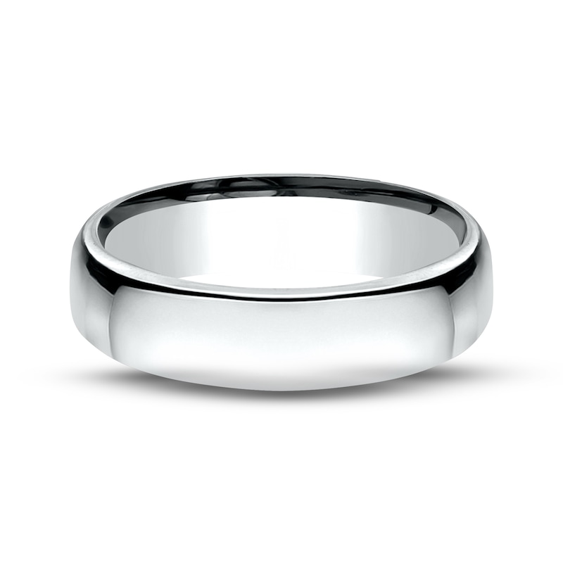 Main Image 3 of High-Polish Wedding Band 14K White Gold 5.5mm