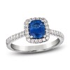Thumbnail Image 1 of Le Vian Natural Ceylon Sapphire Ring 1/3 ct tw Diamonds Platinum