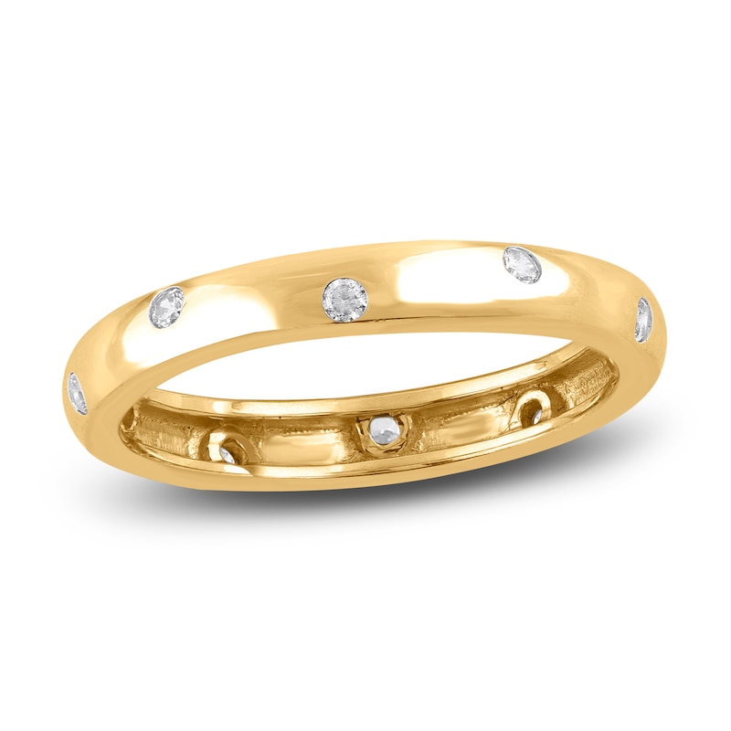 Main Image 1 of Diamond Stackable Ring 1/6 ct tw Round 14K Yellow Gold
