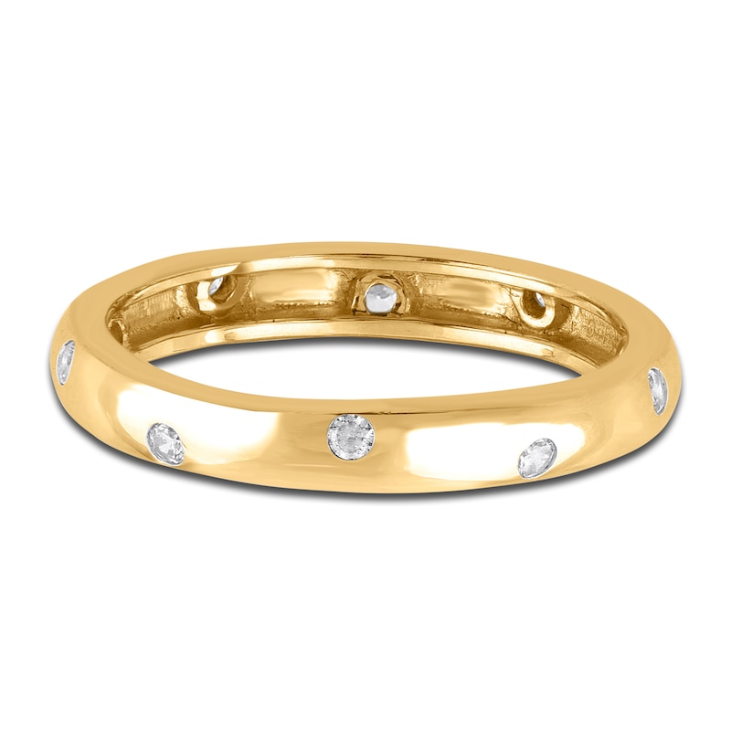Main Image 2 of Diamond Stackable Ring 1/6 ct tw Round 14K Yellow Gold