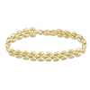 Thumbnail Image 1 of Multi-Row Chain Bracelet 14K Yellow Gold 7.25" 8.1mm