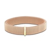 Thumbnail Image 3 of ZYDO Rose Stretch Bracelet 18K Yellow Gold/Stainless Steel 6.5"