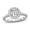 Thumbnail Image 0 of Diamond Engagement Ring Setting 1/2 ct tw Round Platinum