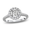 Thumbnail Image 1 of Diamond Engagement Ring Setting 1/2 ct tw Round Platinum