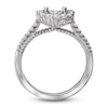 Thumbnail Image 1 of Diamond Engagement Ring Setting 1/2 ct tw Round Platinum