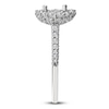 Thumbnail Image 3 of Diamond Engagement Ring Setting 1/2 ct tw Round Platinum