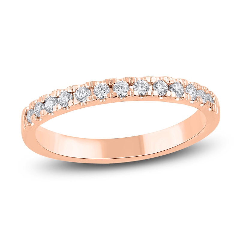 Main Image 3 of Pear-Shaped Diamond Bridal Set 1 ct tw 14K Rose Gold