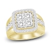 Thumbnail Image 1 of Men's Lab-Grown Diamond Ring 3 ct tw Round 14K Yellow Gold