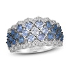 Thumbnail Image 1 of Le Vian Natural Blue Sapphire & Diamond Ring 1/3 ct tw 14K Vanilla Gold