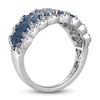 Thumbnail Image 2 of Le Vian Natural Blue Sapphire & Diamond Ring 1/3 ct tw 14K Vanilla Gold
