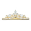 Thumbnail Image 3 of Marquise & Round-Cut Diamond Contour Anniversary Band 3/8 ct tw 14K Yellow Gold