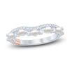 Thumbnail Image 1 of Pnina Tornai Freshwater Cultured Pearl & Diamond Contour Anniversary Band 1/3 ct tw 14K White Gold