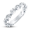 Thumbnail Image 2 of Kirk Kara Lace Milgrain Wedding Band 14K White Gold