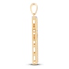 Thumbnail Image 3 of Men's Diamond Cross Charm 1/4 ct tw 10K Yellow Gold