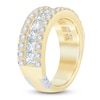 Thumbnail Image 2 of Pnina Tornai Couture Princess & Round-Cut Diamond Anniversary Ring 3 ct tw 18K Yellow Gold