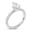Thumbnail Image 2 of Lab-Grown Pear-Shaped Diamond Engagement Ring 1-1/2 ct tw 14K White Gold