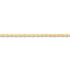 Thumbnail Image 2 of Solid Glitter Rope Chain Bracelet 3.8mm 14K Yellow Gold 8.5"