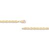 Thumbnail Image 3 of Solid Glitter Rope Chain Bracelet 3.8mm 14K Yellow Gold 8.5"