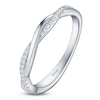 Thumbnail Image 2 of Kirk Kara Diamond Twist Wedding Band 1/6 ct tw 14K White Gold