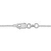 Thumbnail Image 3 of Montana Blue Oval-Cut Natural Sapphire & Diamond Necklace 1/5 ct tw 14K White Gold 18"