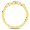 Thumbnail Image 2 of Storied Diamond Desert Sands of Eternity Contour Anniversary Ring 1/2 ct tw 18K Yellow Gold