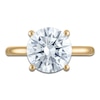Thumbnail Image 3 of Round-Cut Lab-Grown Diamond Solitaire Plus Engagement Ring 3-5/8 ct tw 18K Yellow Gold (VS2/F)