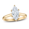 Thumbnail Image 1 of Marquise-Cut Lab-Grown Diamond Solitaire Plus Engagement Ring 1-5/8 ct tw 18K Yellow Gold (VS2/F)