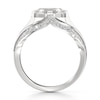 Thumbnail Image 2 of J'Lure Lab-Grown Diamond Oval Portrait-Cut Engagement Ring 1-3/8 ct tw 18K White Gold