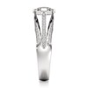 Thumbnail Image 3 of J'Lure Lab-Grown Diamond Oval Portrait-Cut Engagement Ring 1-3/8 ct tw 18K White Gold