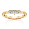 Thumbnail Image 1 of J'Lure Lab-Grown Diamond Scalloped Wedding Band 1/6 ct tw 18K Yellow Gold