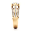 Thumbnail Image 3 of J'Lure Lab-Grown Diamond Moval Old-Cut Engagement Ring 3-1/2 ct tw 18K Yellow Gold