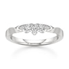 Thumbnail Image 1 of J'Lure Lab-Grown Diamond Scalloped Wedding Band 1/5 ct tw 18K White Gold