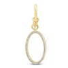 Thumbnail Image 1 of Charm'd by Lulu Frost Diamond Letter O Charm 1/10 ct tw Pavé Round 10K Yellow Gold