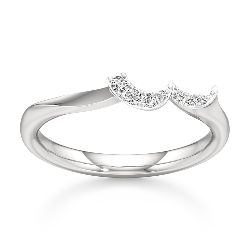 Main Image 1 of J'Lure Lab-Grown Diamond Wedding Band 1/15 ct tw 18K White Gold