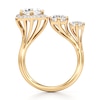Thumbnail Image 2 of J'Lure Hexagon Brilliant-Cut Lab-Grown Diamond Engagement Ring 3-5/8 ct tw 18K Yellow Gold